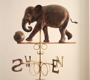 elephant weathervane