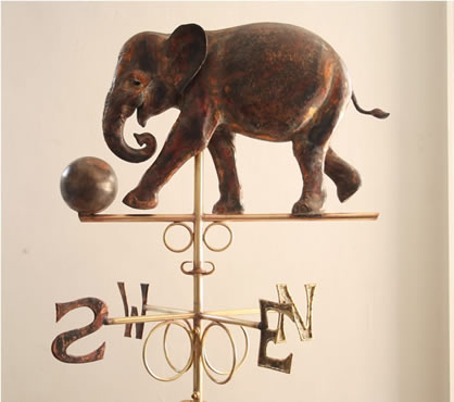 elephant weathervane
