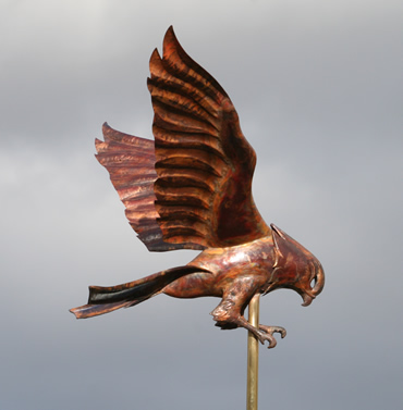 red tail Kite Weathervane