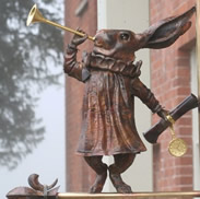 Alice in Wonderland Sculpture