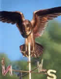 Hovering Barn Owl Weathervane