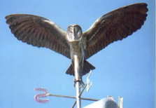 Barn Owl in Flight Weathervane