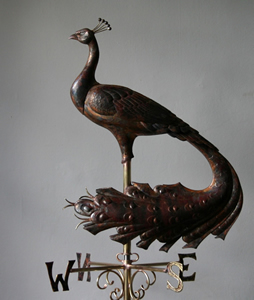 peacock weathervane
