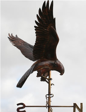 Harrier Hawk Weathervane