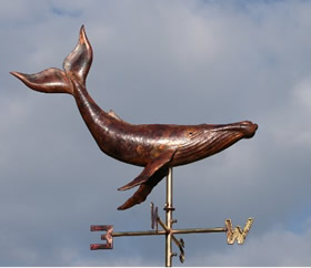 Humpback Whale Weathervane