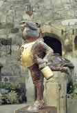 Mr. Toad with Champagne Sculpture