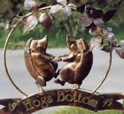 Dancing Hedgehogs Sculpture